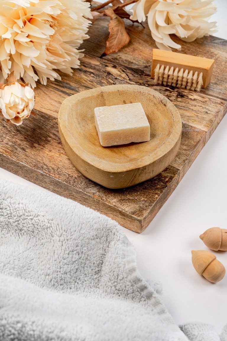 Spa treatment flatlay