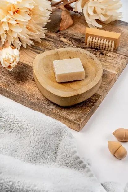 Spa treatment flatlay